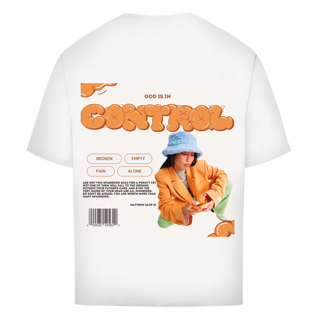 GOD IS IN CONTROL - OVERSIZED SHIRT