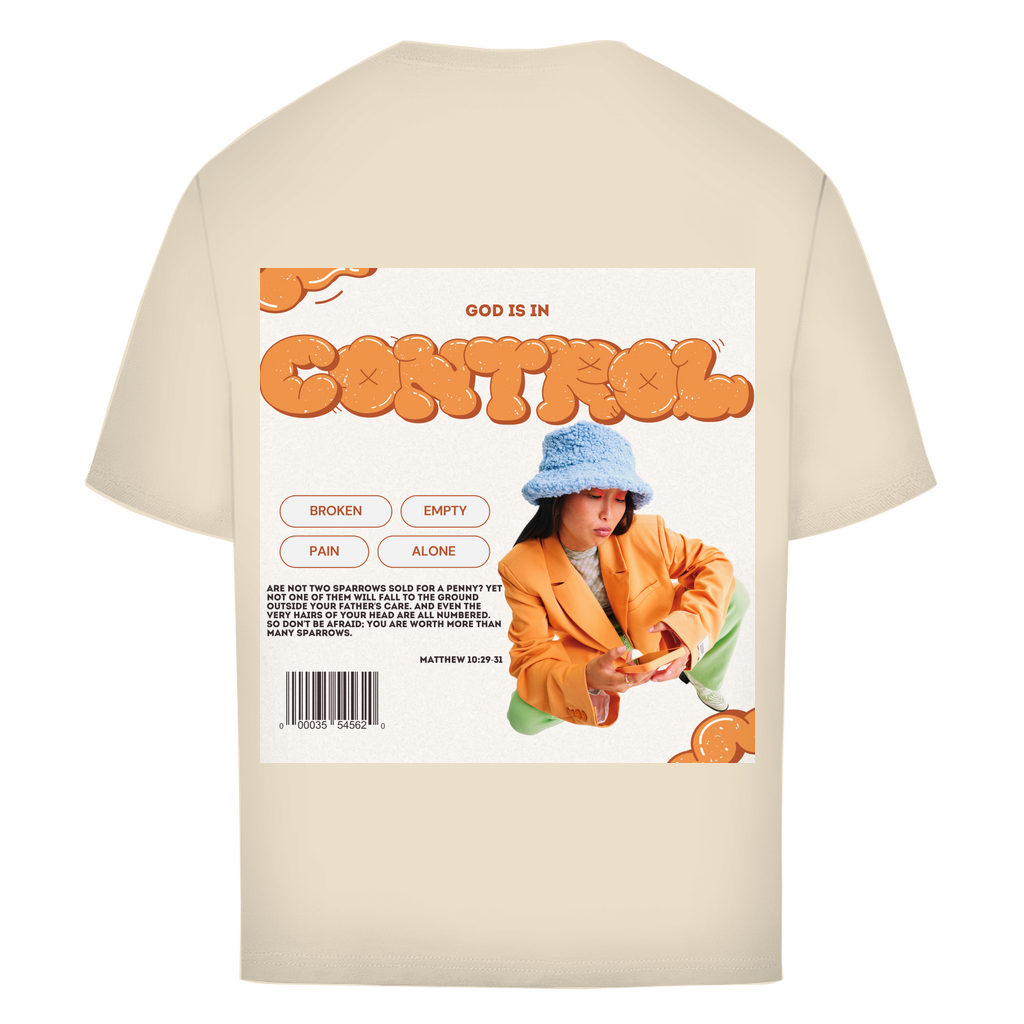 GOD IS IN CONTROL - OVERSIZED SHIRT